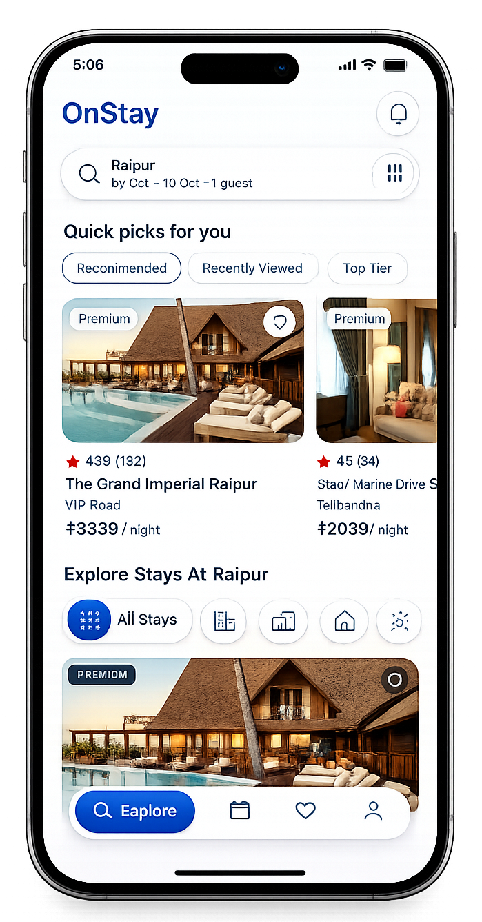 Onstay Mobile App